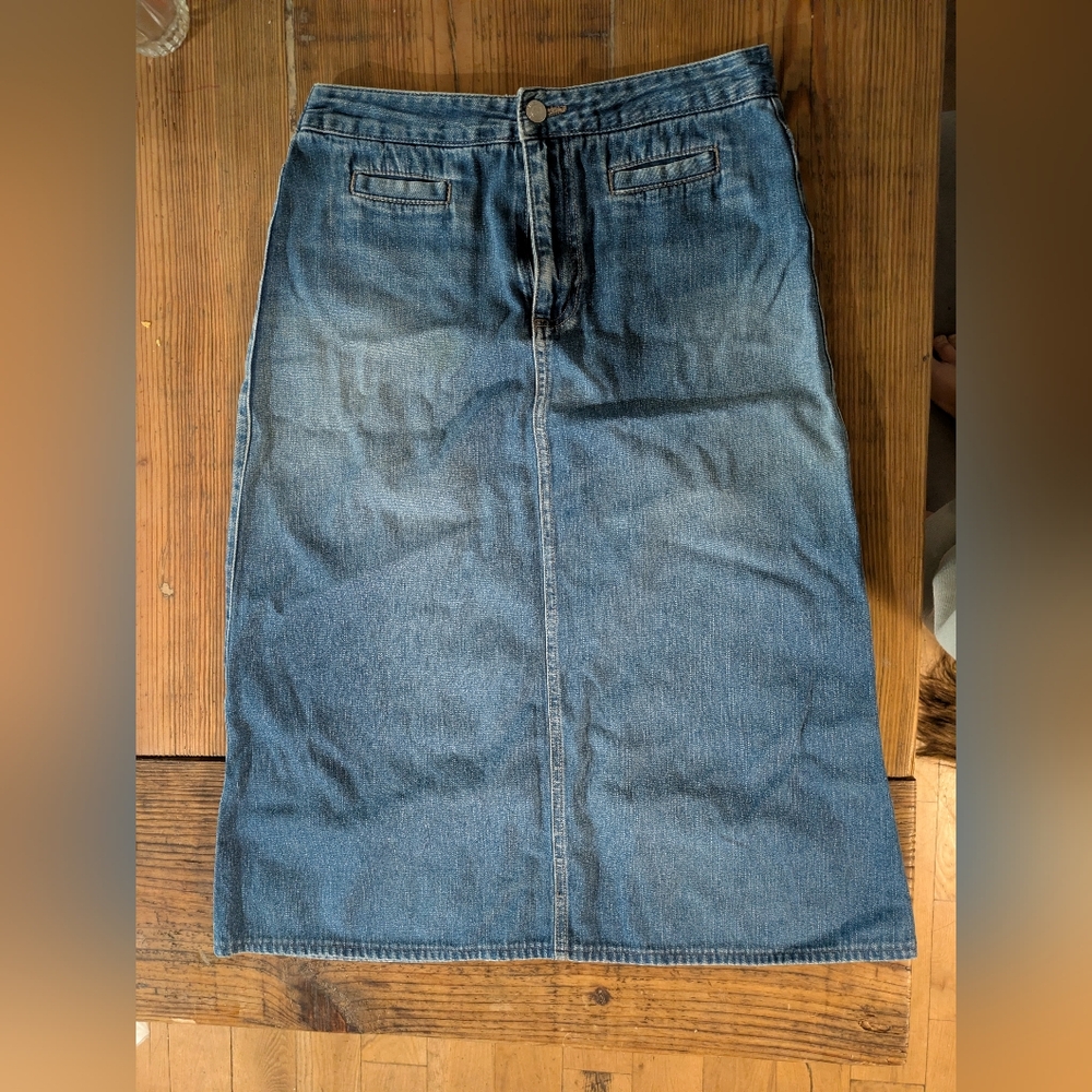 Blue Denim Skirt